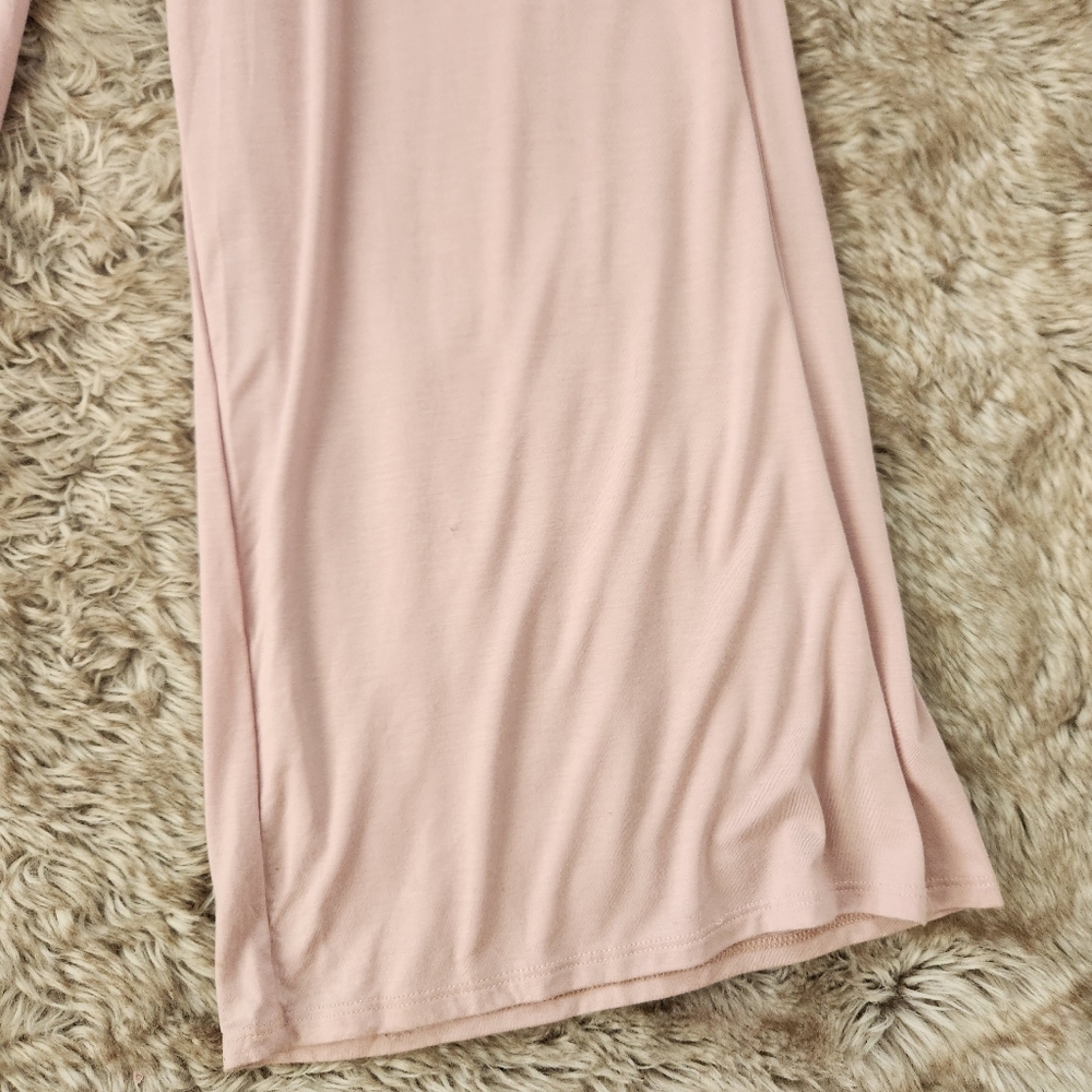 West Kei Smocked Bust Sleeveless Junpsuit In Blush Pink Women's Size Large - Picture 2 of 8